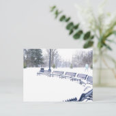 Highland Park in de winter Briefkaart (Staand voorkant)
