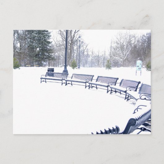 Highland Park in de winter Briefkaart (Voorkant)