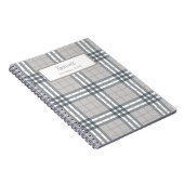 Highland Plaid Personalized Journal Notebook Notitieboek (Rechterzijde)