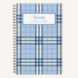 Highland Plaid Personalized Journal Notebook Notitieboek