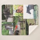 Highland Pony Deken (Voorkant (horizontaal))