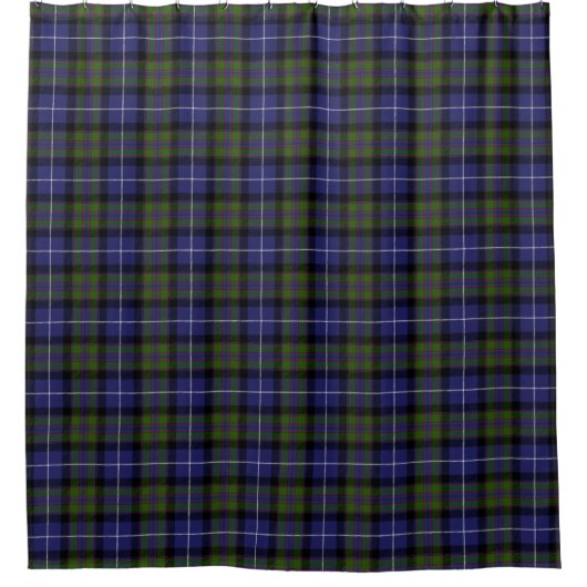 Highland Pride of Scotland Tartan Curtain Douchegordijn (Voorkant)
