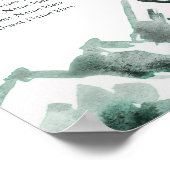 Highland Printable Mountain Wedding Seating Chart Poster (Hoek)