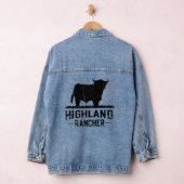Highland Rancher - Scottish Highland Koe voor Catt Denim Jacket (Hangar)