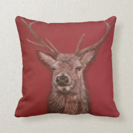 Highland Red Deer Stag Sierkussen
