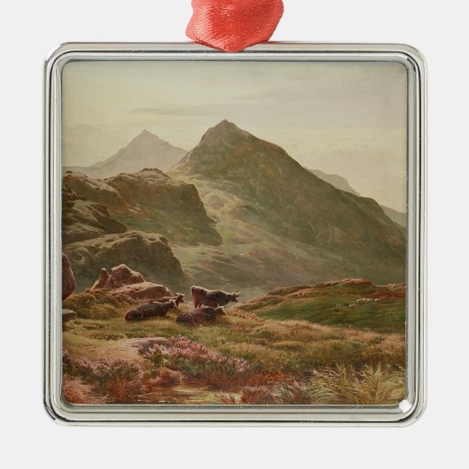 Highland scene metalen ornament (Voorkant)