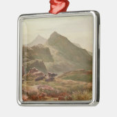 Highland scene metalen ornament (Links)