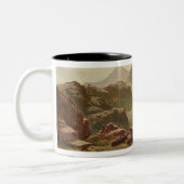 Highland scene tweekleurige koffiemok (Links)