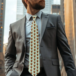 Highland Schotse Koe Paarse Keltische Knoop Werk Stropdas