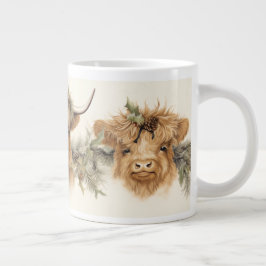 Highland Schotse Koeien Grote Koffiekop