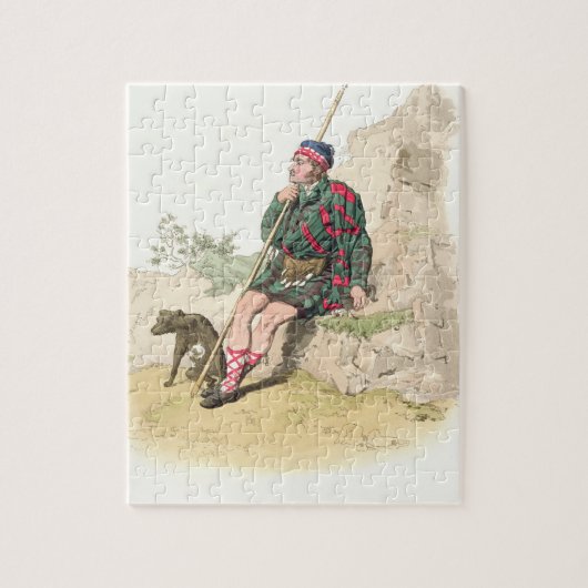 Highland Shepherd, uit 'Costume of Great Britain' Legpuzzel (Verticaal)