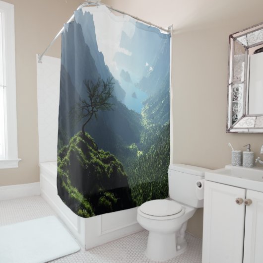 Highland Spring Douchegordijn (In situ)