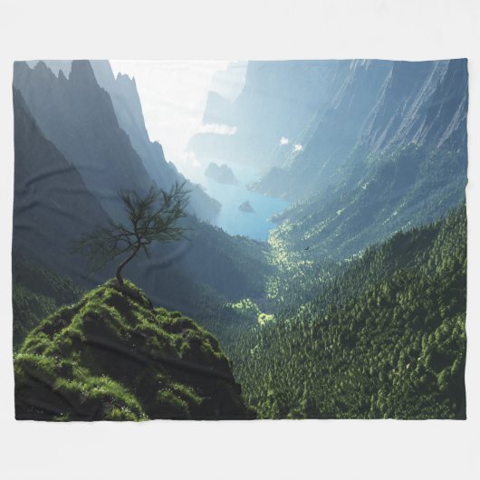 Highland Spring Fleece Deken (Voorkant (Horizontaal))