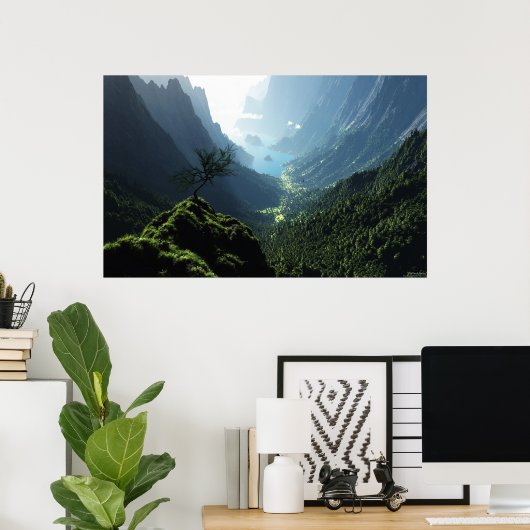 Highland Spring Poster (Thuiskantoor)