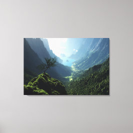 Highland Spring verpakt Canvas Afdruk