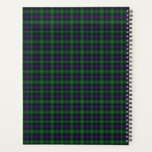 Highland Steer Schilderachtig Schotland Planner (Achterkant)