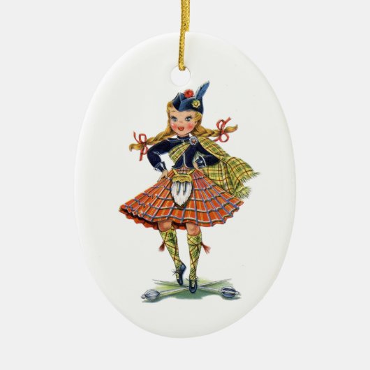 Highland Sword Dance Keramisch Ornament (Voorkant)