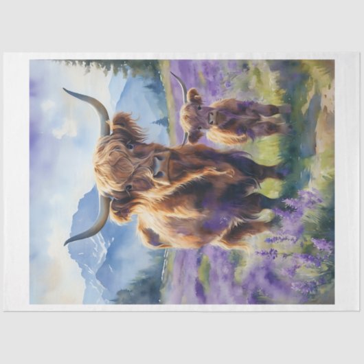 Highland Tissue Paper Tissuepapier (Voorkant)