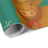 Highland YuleTide Lights Collectie Cadeaupapier (Rol Hoek)