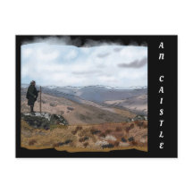 Highlander at An Caistel, Schotland