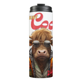 Highlander Koe "Ik ben gewoon cool" 24/7 Thermosbeker