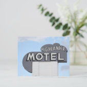 Highlander Motel Route 66 Briefkaart (Staand voorkant)