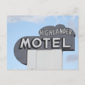 Highlander Motel Route 66 Briefkaart (Voorkant)