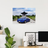 "Highlander" Nissan GT-R32 Skyline Poster (Thuiskantoor)