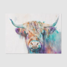 HIGHLANDER Schotse Hoogland vee decoupage