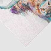 HIGHLANDER Schotse Hoogland vee decoupage Tissuepapier (Detail)