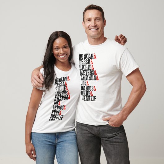 Highlander Series Character T-shirt (licht) (Unisex)