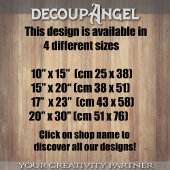 Highlander Viking Warrior Bull - Decoupage - Tissuepapier