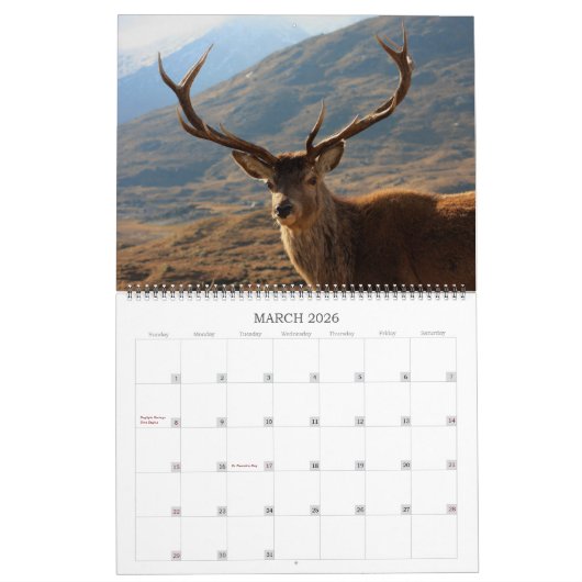Highlands and Islands of Scotland Landscape Photos Kalender (Mar 2026)