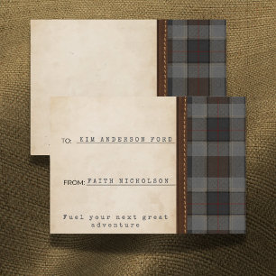 Highlands Dispatch Afstudeercadeau Insteekkaart Kaart