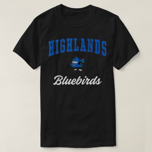 Highlands High School Bluebird Tanktop (Design voorkant)