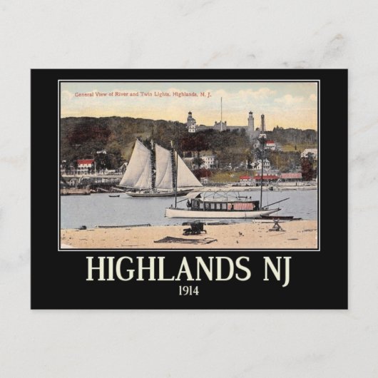 Highlands, New Jersey, Briefkaart (Voorkant)