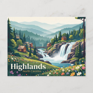 Highlands, North Carolina USA Briefkaart