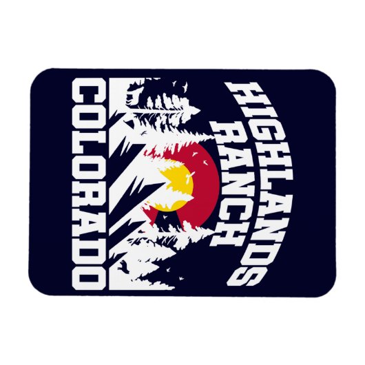 Highlands Ranch, Colorado Magneet (Horizontaal)