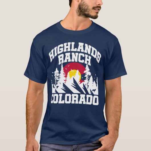 Highlands Ranch, Colorado T-shirt (Voorkant)