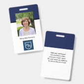 Highlands School Voorbeeld B Badge (Voor- en achterkant)