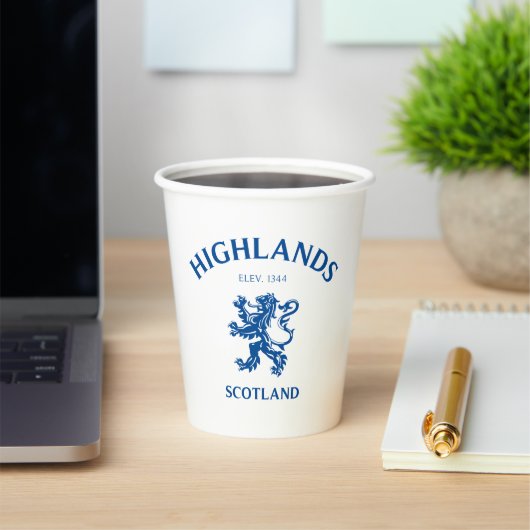 HIGHLANDS Schotland Papieren Bekers (Insitu)