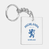 HIGHLANDS Schotland Sleutelhanger (Voorkant Links)