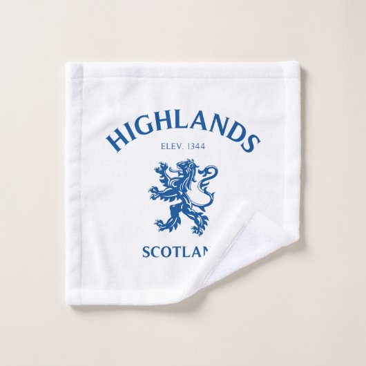 HIGHLANDS Schotland Washandje (Wasdoekje)