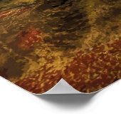 Highlands, Scotland Travel Illustration Poster (Hoek)