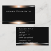 Highlight Bronze Black Professional-Visitekaartje Visitekaartje (Voorkant / Achterkant)