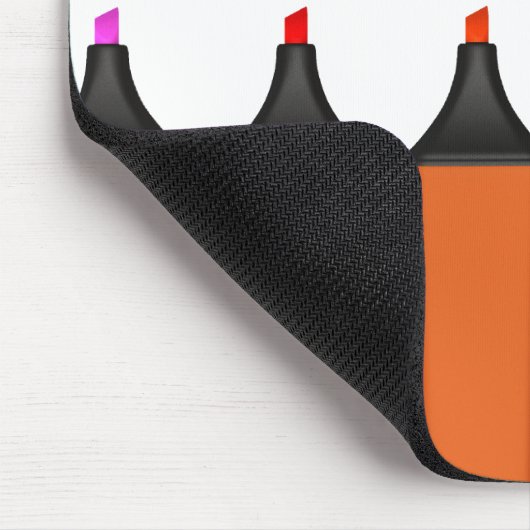 Highlighters Mousepad Muismat (Hoek)