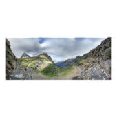 Highline Trail and go to the Sun Road - gletier Foto Afdruk (Voorkant)