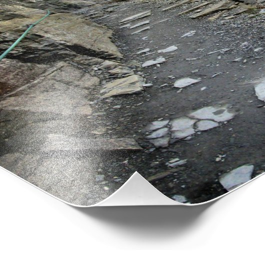 Highline Trail and go to the Sun Road - gletier Foto Afdruk (Hoek)