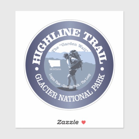 Highline Trail (BG) Sticker (Vel)