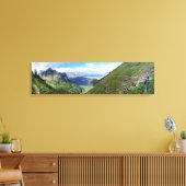 Highline Trail - Nationaal Park Glacier Canvas Afdruk (Insitu (Woonkamer))